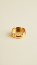 Anillo arena oro 18K